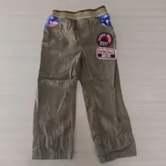 ズボン　長ズボン　カーキ　100cm