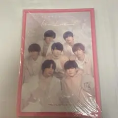 なにわ男子　パンフレット　1stLove