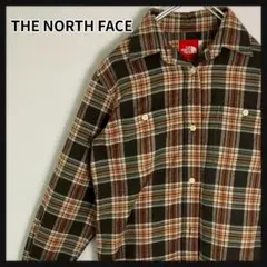 THE NORTH FACE　ノースフェイス　チェック　古着のサムネイル