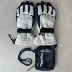 2点セット❗️ellesse スキーグローブ M & リフト券パスケース セット
