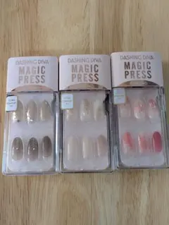 DASHING DIVA MAGIC PRESS ネイルチップ 3点セット