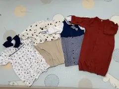 【値下げ】ツーウェイ・ドレスオール4点セット 50ー60cm,50ー70cm