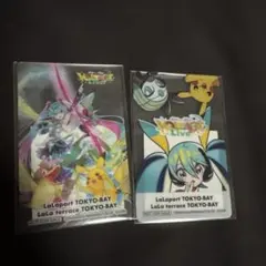 ポケモンfeat.初音ミク ポケミク クリアカード 5種類 コンプリート