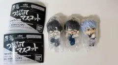 銀魂 つまんでつなげてマスコット 銀時 新八 ガチャガチャ