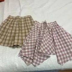キッズ服 スカート 2点セット