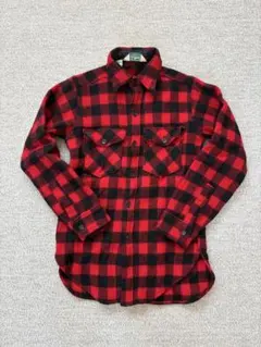 RRL ラルフローレン バッファローチェック シャツ 赤黒 ダブルアール