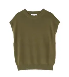 【新品未使用タグ付き】総針フレンチスリーブニット