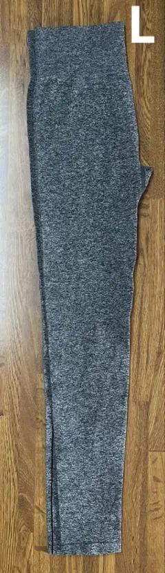 ハ*ん様 スポーツウエアパンツ(グレーハイウエスト)/レディースL～LL/新品未