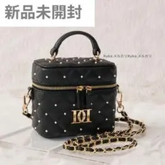 Darich　キルティングパールスクエアミニバッグ　BLK　ブラック