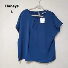 【新品】Honeys ハニーズ ブラウス ネイビー