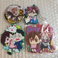 ダンダダン　オカルン&桃セット ラバーマスコット　缶バッジ　キーホルダー