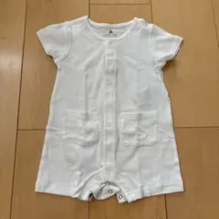 【美品】baby gap ギャップ　くまけつ　半袖ロンパース
