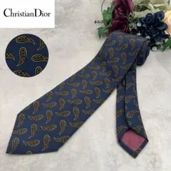 Christian Dior　クリスチャンディオール　ネクタイ　ペイズリー柄