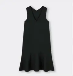 GU マーメイドジャンパースカート　ノースリーブ　ブラック