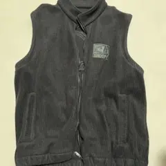 SNOOPY ブラック ベスト ジッパー付き