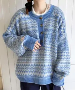 重ね着風 ニット