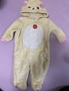 コリラックマ 足カバー付ロンパース もこもこ♡ 冬あったか素材