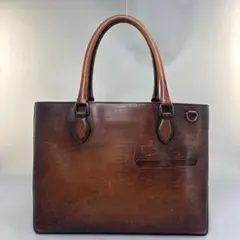 極美品 ベルルッティ トートバッグ カリグラフィ トゥジュール メンズ レザーのサムネイル