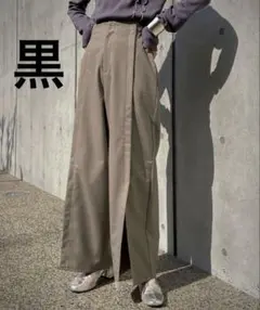 センタースリット ワイドパンツ　&g'aime