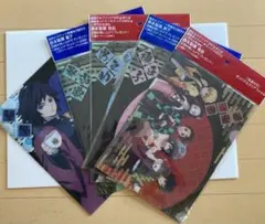 鬼滅の刃　非売品　クリアファイル5枚セット　森永製菓Ｘイオン企画