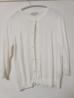 earth music＆ecology クリスタルボタンカーディガン 七分袖