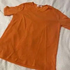 オレンジ シースルーTシャツ