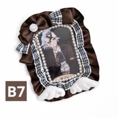 硬質ケースデコ レースデコ トレカケース 茶 ブラウン B7