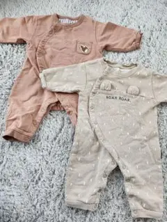 長袖ロンパース 50-60cm