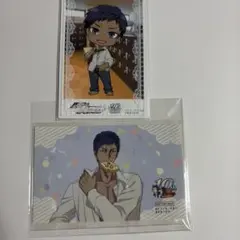 黒子のバスケ 青峰大輝 モーニング ステッカー 極楽湯 チェキセット