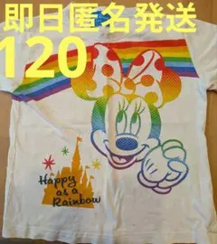 専用！ディズニーリゾート　レインボー　ミニーTシャツ　120