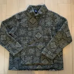 90s GAP オールドギャップ プルオーバー フリース 幾何学模様 M