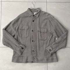 ZARA 千鳥柄シャツジャケット 短丈ジャケット