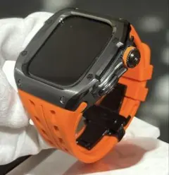 アップルウォッチカバーケースApple Watchラバーバンドベルト46-f