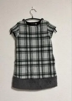 【美品】BeBe 女の子 子供服 ワンピース 110 キッズ　ノースリーブ