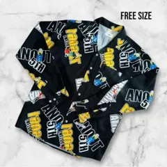 【一点もの】 ユニセックス 古着 プリント シャツ フリーサイズ　シンプソンズ