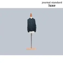 【journal standard luxe】シャーリングチェックBigBD グのサムネイル