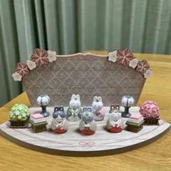 ナチュラルキッチン　お雛様　ひな祭り　飾り　インテリア　置物　桃の節句