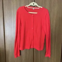 UNIQLO ワッフル長袖カーディガン　Ｌ