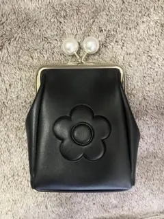 【新品未使用】デイジーパールガマ口ポーチ MARY QUANT マリークワント