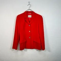 ▲MAX&Co. マックスアンドコー テーラードジャケット 赤 36 伊製
