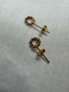 0.52g K18 ピアス　両耳用　貴金属