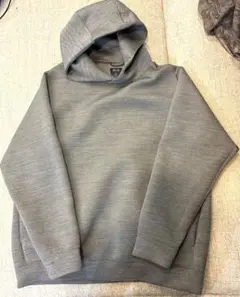 ユニクロ ウルトラストレッチドライスウェットプルパーカ（長袖）XL グレー