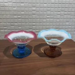 明治から大正時代カフェで使われたアイスクリームコップ和 ガラス