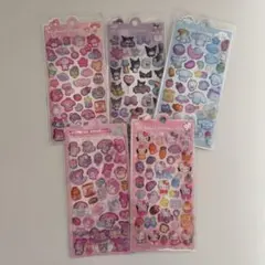 限定❗️ボンボンドロップシール　サンリオ　5枚セット