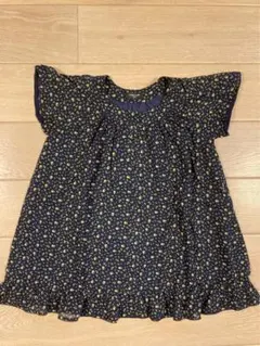 【ガールズ】　130cm 花柄 半袖ワンピース COMME CA ISM