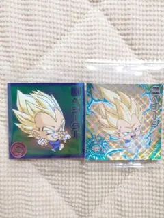 ドラゴンボール 超戦士シールウエハース超 10th ベジータ 2種