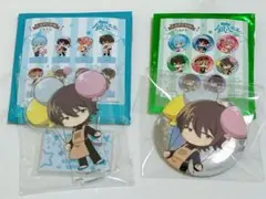 銀八先生 CAPCOM CAFE アクリルスタンド＆缶バッジセット 山崎退