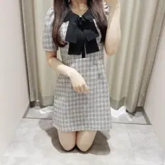 AnMILLE アンミール ダブルリボンミニOP ワンピース