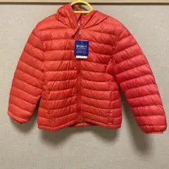 未使用UNIQLO ダウンコート 110 赤 ライトダウン レッド系 ユニクロ