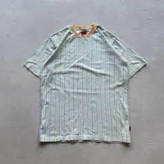 00s swagger stripe border tee ストライプ 黄 青のサムネイル